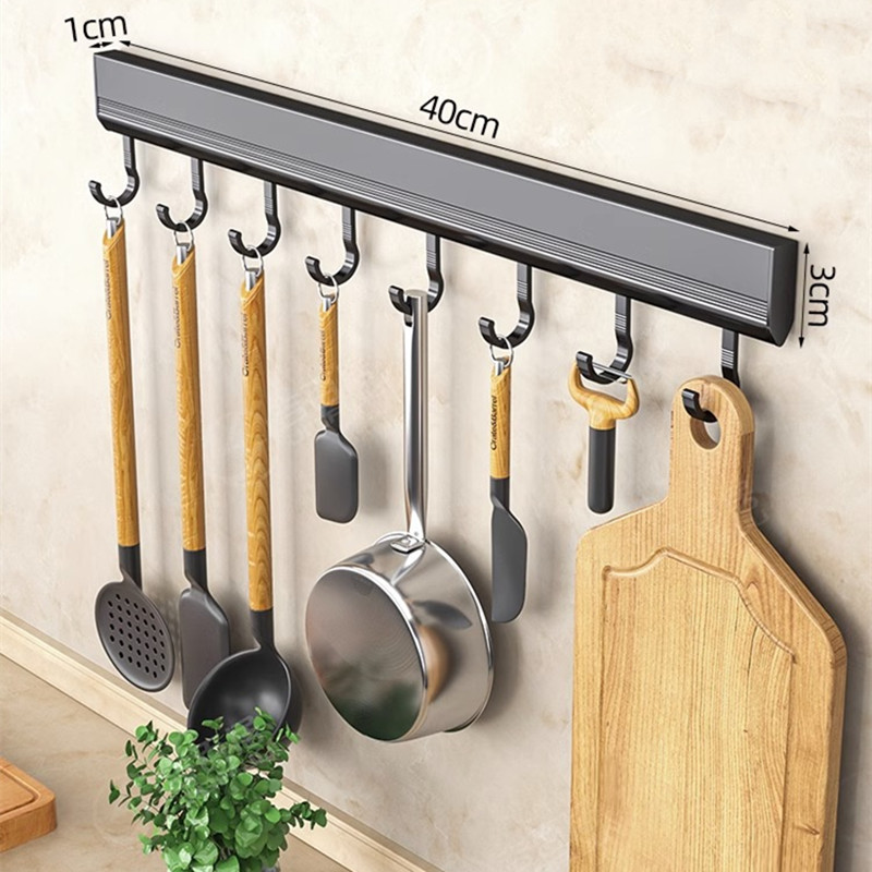 Kitchen Gadgets Needed - 제조업체 공급 주방 후크 랙 펀치없는