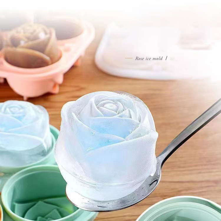 Kitchen Gadgets Oxo - 3D 로즈 아이스 몰드 4 홀