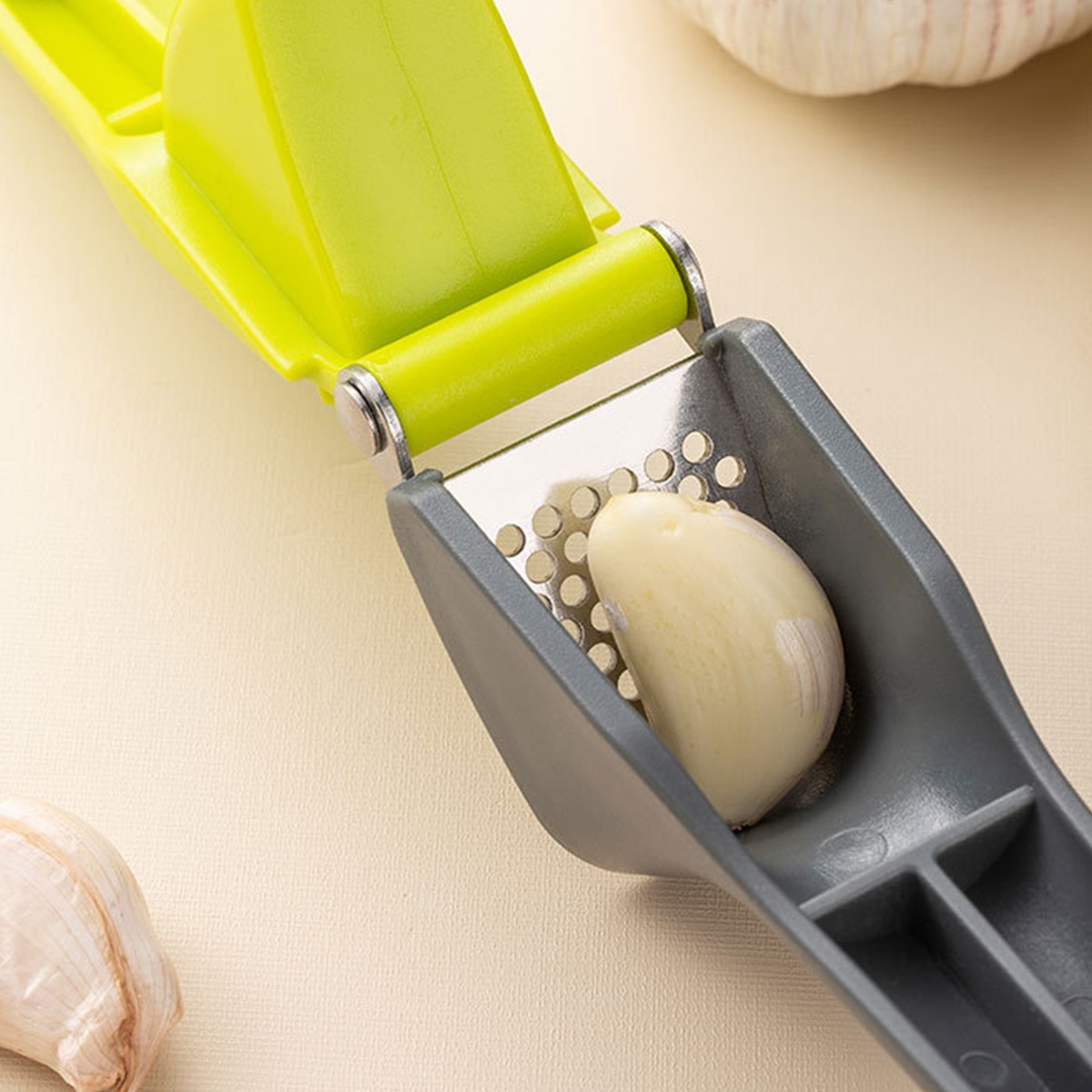 Manual Garlic Press - 1개 수동 마늘 프레스 & 다지기