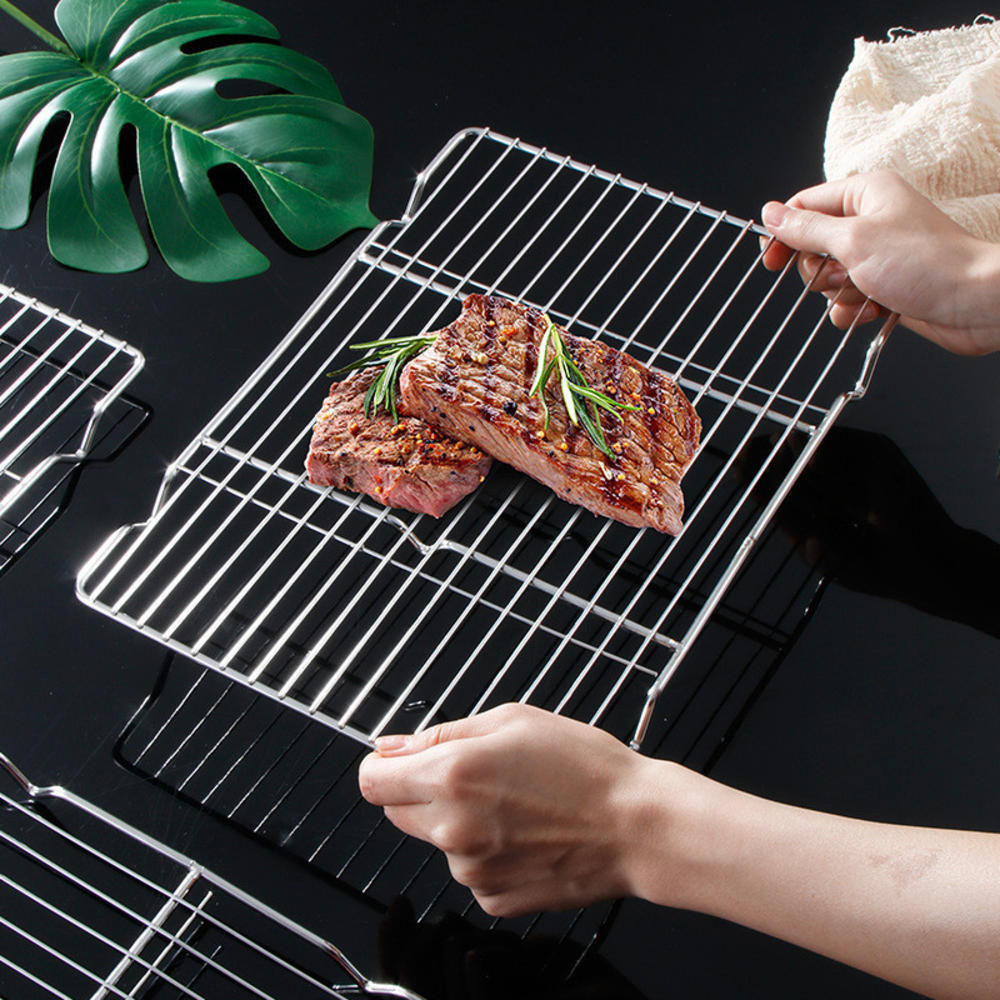Kitchen Gadgets And Equipment - 스테인레스 스틸 바베큐 메쉬 매트 재사용