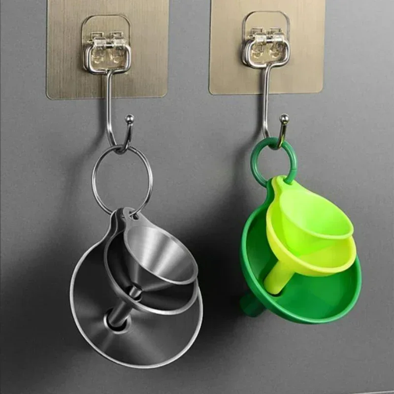 3/5 Pcs 스테인레스 스틸 주방 깔때기 세트 병을  - Kitchen Gadgets New 리뷰 및 가격