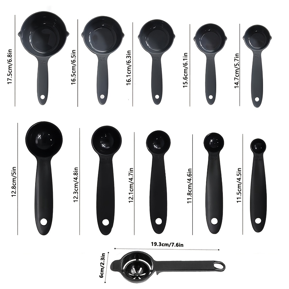11개 플라스틱 계량컵&달걀 노른자 분리기, 액체 및  - Kitchen Gadgets Gifts 리뷰 및 가격