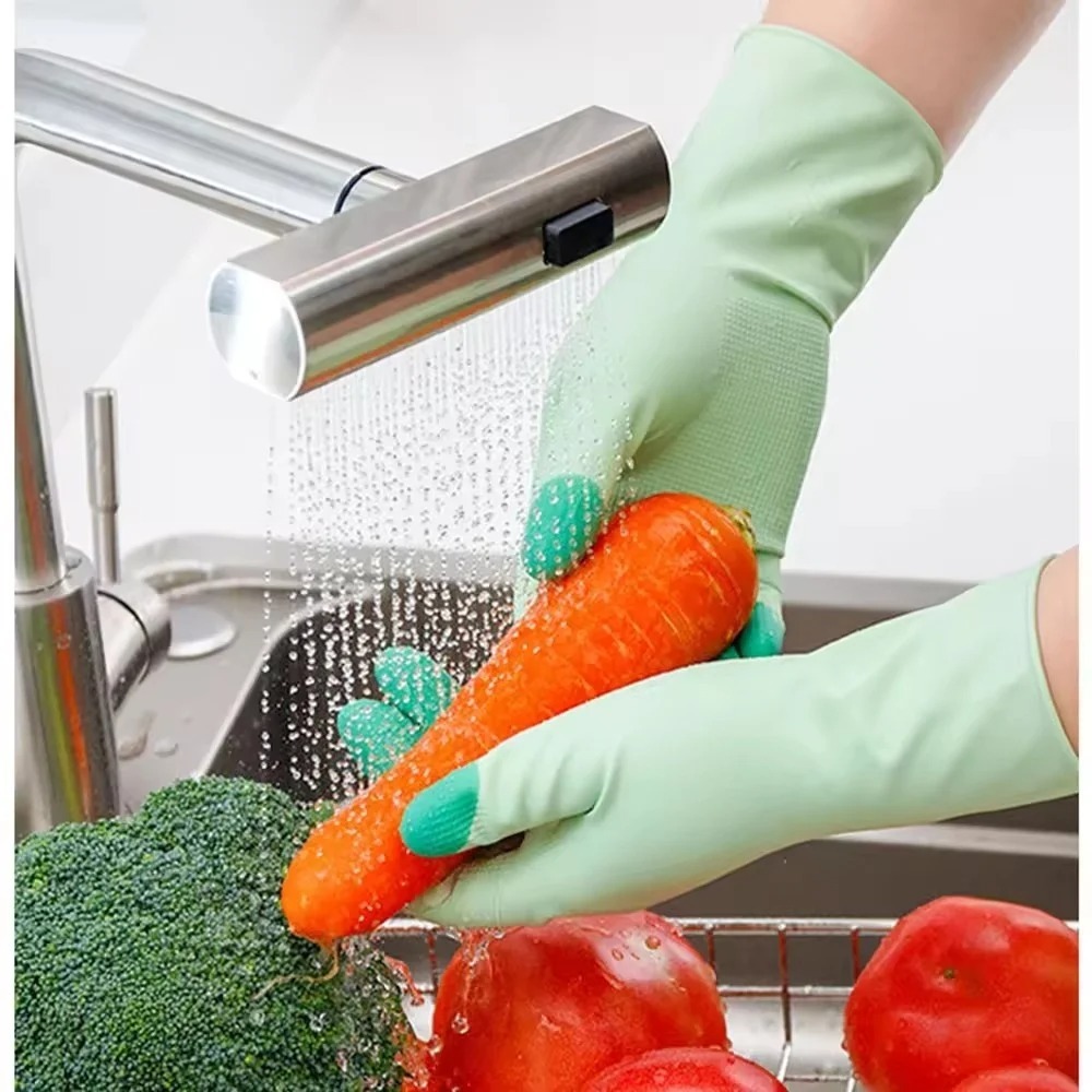 실리콘 설거지 청소 장갑 주방용품 미끄럼 방지 편리한  - Kitchen Gadgets Needed 리뷰 및 가격