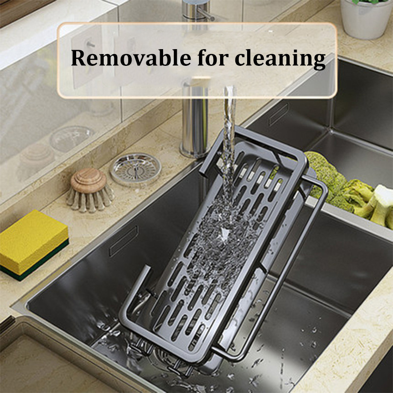 1pcs 다기능 벽걸이 형 배수 랙 주방 랙 펀치없는  - Kitchen Gadgets Needed 리뷰 및 가격