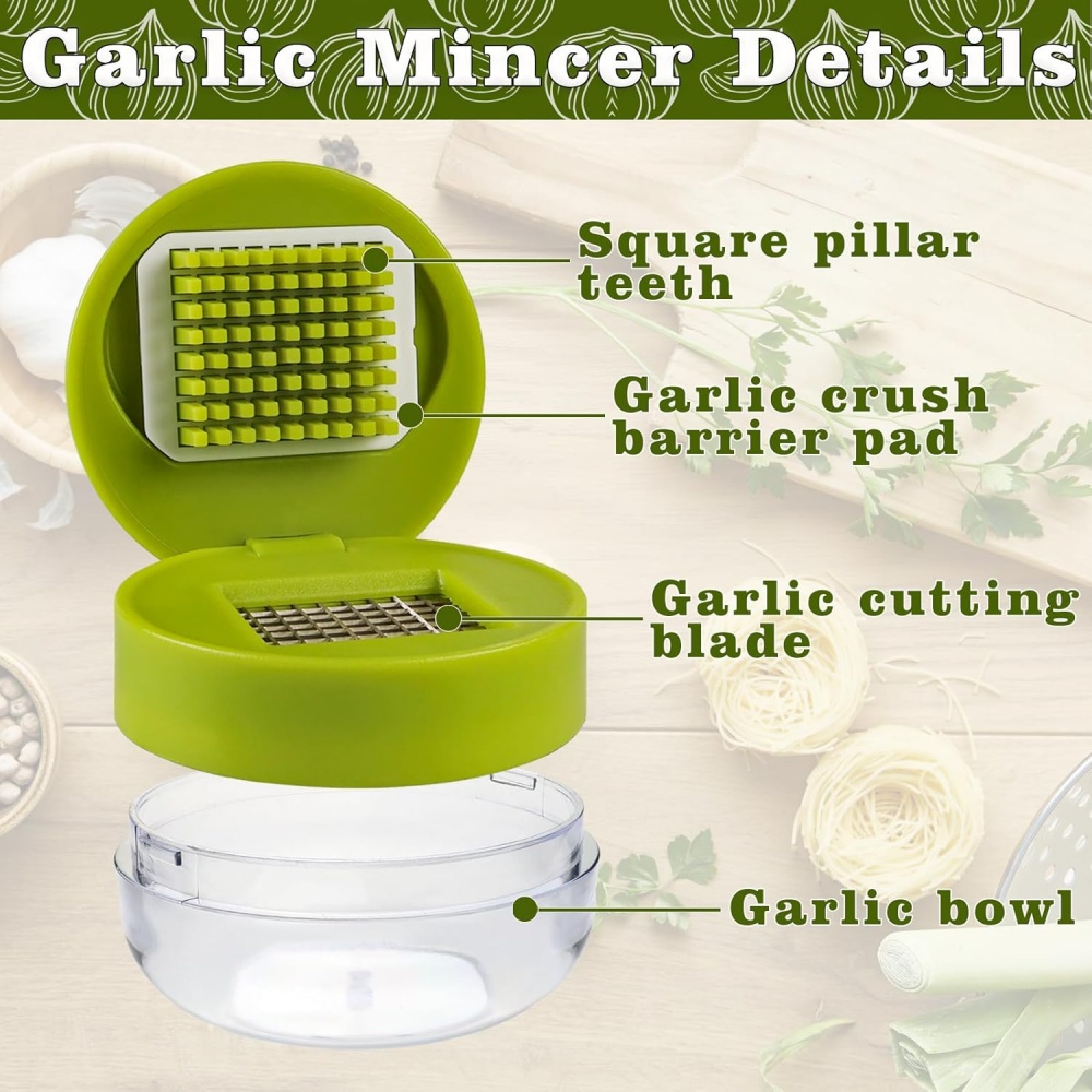1pc 다기능 마늘 프레스 수동 분쇄기, ABS 및 스 - Manual Garlic Press 리뷰 및 가격