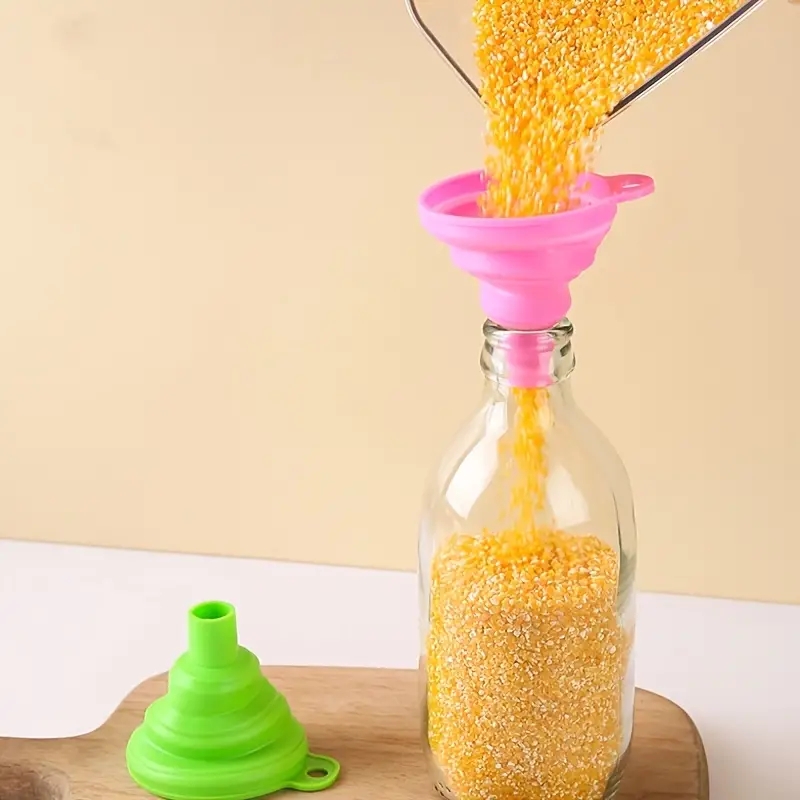 실리콘 접는 깔때기 다기능 휴대용 미니 주방 개폐식 오 - Kitchen Gadgets New 리뷰 및 가격