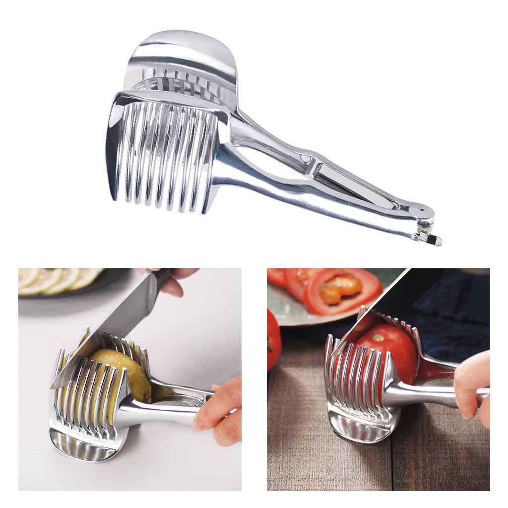 토마토 레몬 커터 알루미늄 합금 원형 양파 홀더 도구  - Kitchen Gadgets Made In Usa 리뷰 및 가격