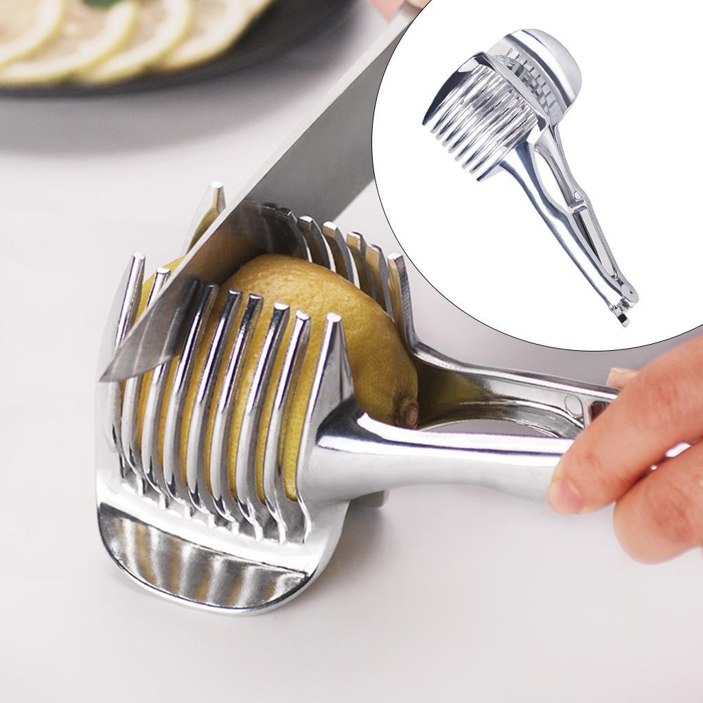 토마토 레몬 커터 알루미늄 합금 원형 양파 홀더 도구  - Kitchen Gadgets Made In Usa 리뷰 및 가격