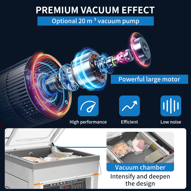 상업용 반자동 수직 진공 포장기 과일 쌀 고기 생선 파 - Food Vacuum Sealer 리뷰 및 가격