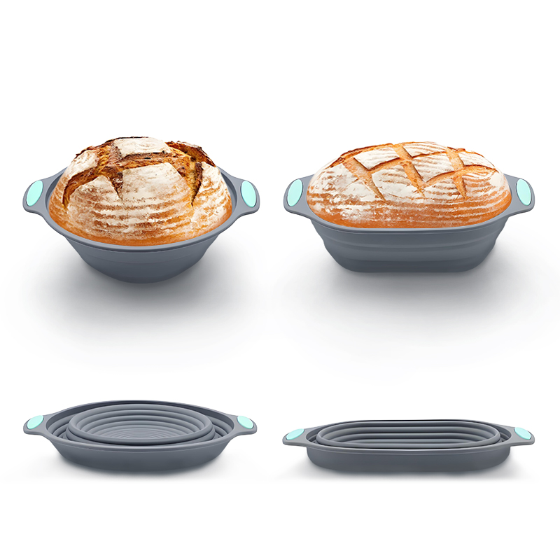 1PC 실리콘 접이식 반네통 빵 발효 바구니 - 사워도 - Kitchen Gadgets Oxo 리뷰 및 가격
