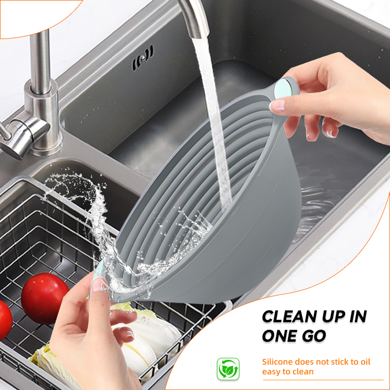 1PC 실리콘 접이식 반네통 빵 발효 바구니 - 사워도 - Kitchen Gadgets Oxo 리뷰 및 가격