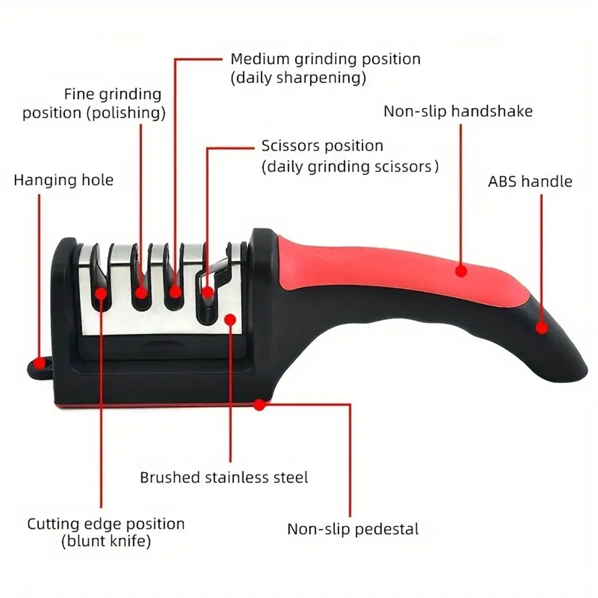 3/4 세그먼트 나이프 샤프너 주방 다기능 휴대용 빠른 - Kitchen Gadgets Needed 리뷰 및 가격