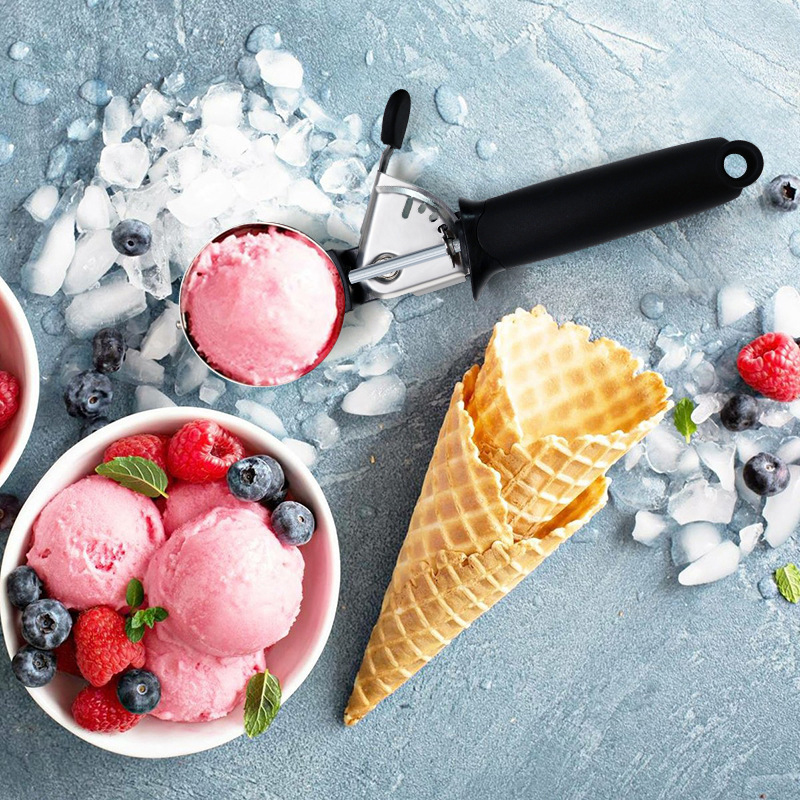스테인리스 스틸 아이스크림 스쿠퍼 다기능 압착 가능 과 - Kitchen Gadgets Needed 리뷰 및 가격