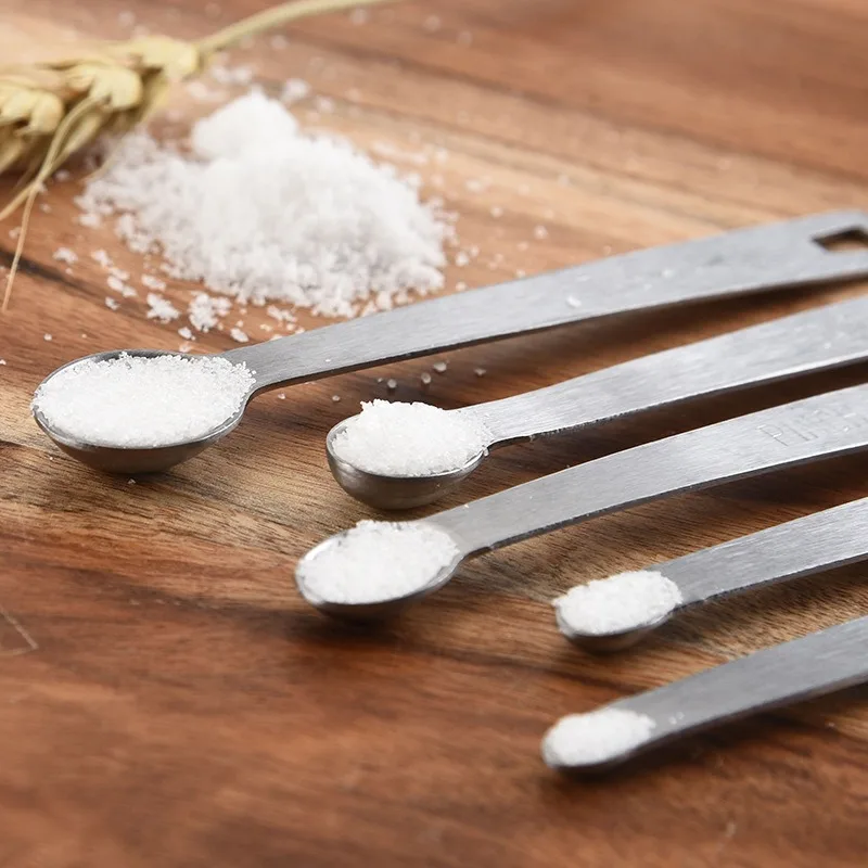 새로운 5개 세트 미니 계량 스푼 세트 스테인리스 스틸 - Kitchen Gadgets Needed 리뷰 및 가격