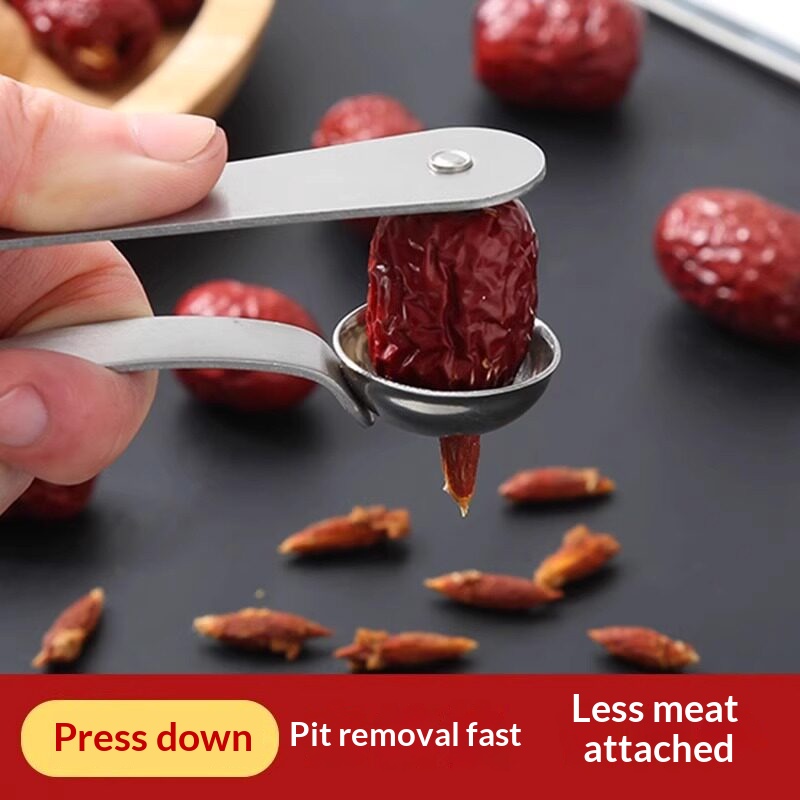 스테인리스 스틸 대추씨 제거기, 수동 대추씨 제거기,  - Kitchen Gadgets Usa 리뷰 및 가격