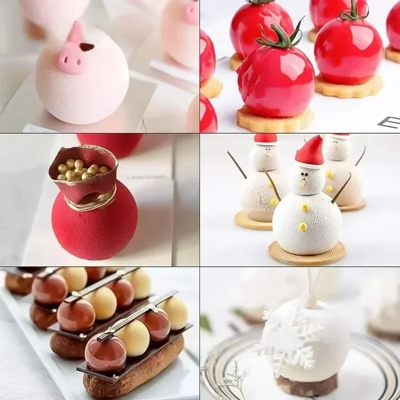 무스 케이크 베이킹 공 모양에 대한 3D 구형 실리콘  - Kitchen Gadgets Oxo 리뷰 및 가격