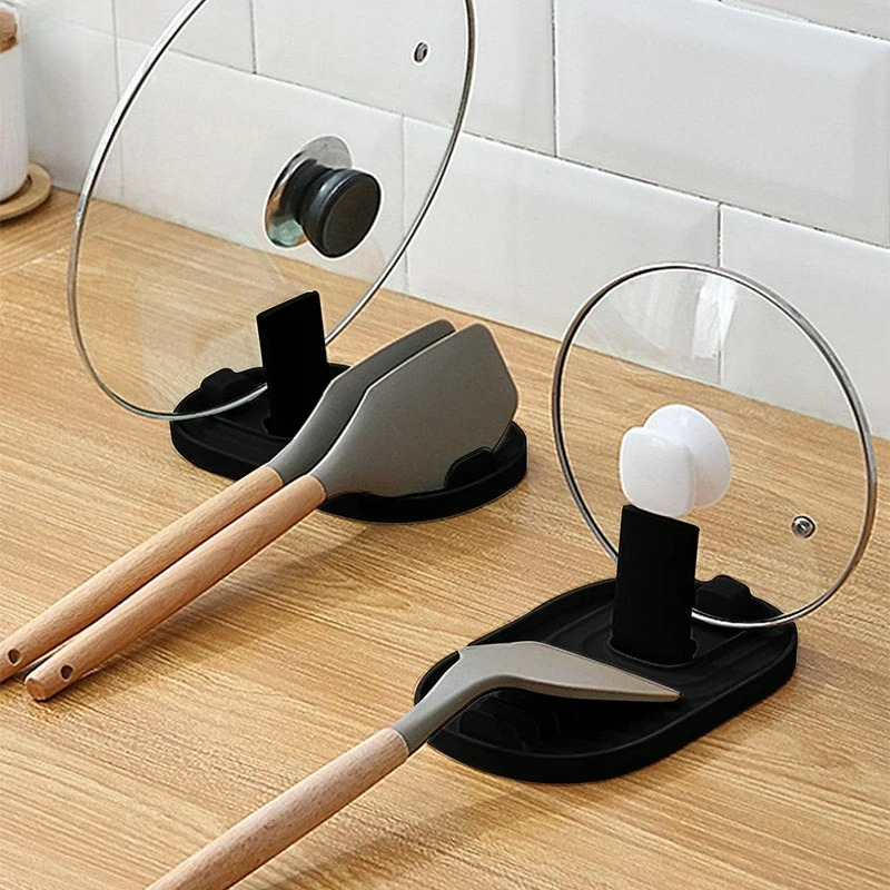 1pcs 다색 접이식 북유럽 스타일 냄비 홀더 뚜껑 삽 - Kitchen Gadgets Needed 리뷰 및 가격