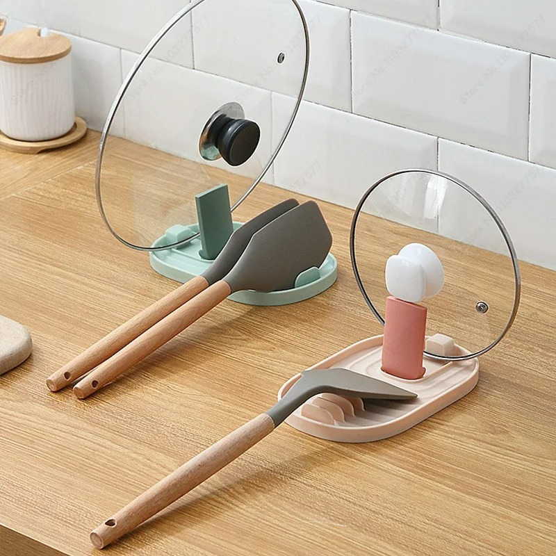 1pcs 다색 접이식 북유럽 스타일 냄비 홀더 뚜껑 삽 - Kitchen Gadgets Needed 리뷰 및 가격