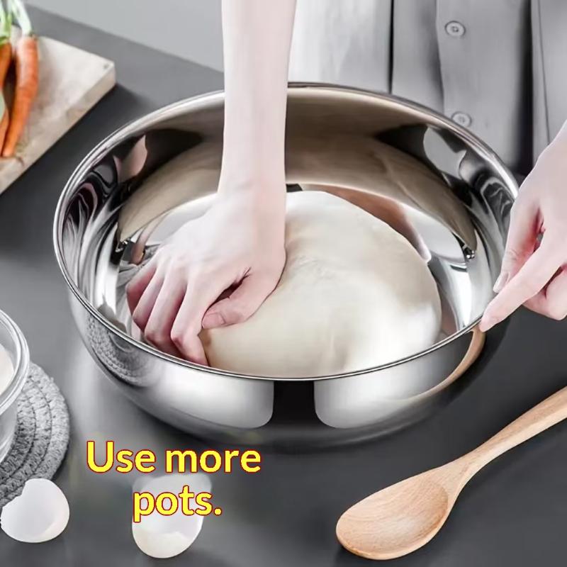 새로운 스테인리스 스틸 믹싱볼(뚜껑 포함) - 베이킹, - Kitchen Gadgets New 리뷰 및 가격