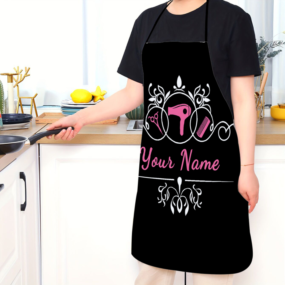 헤어 살롱 앞치마 맞춤형 이름 또는 슬로건 로고 주방  - Kitchen Gadgets Name 리뷰 및 가격