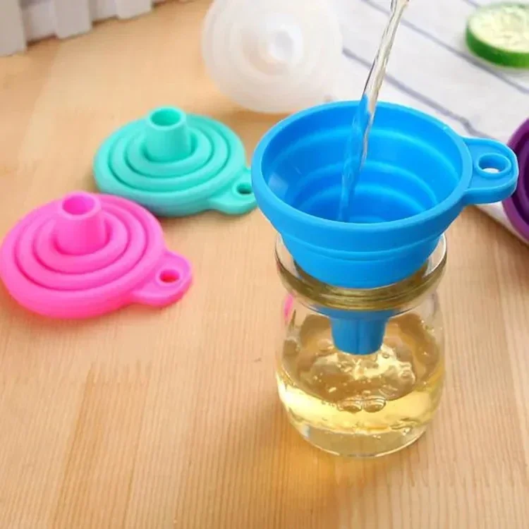 1/4개 실리콘 접이식 깔때기, 접을 수 있는 주방용  - Kitchen Gadgets And Equipment 리뷰 및 가격