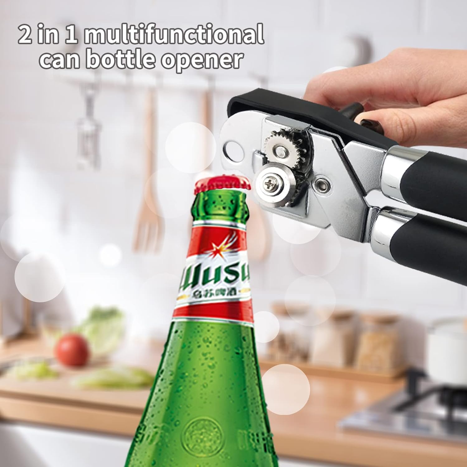 수동 캔 오프너 손잡이형 견고하고 내구성이 뛰어난 스테 - Kitchen Gadgets Made In Usa 리뷰 및 가격