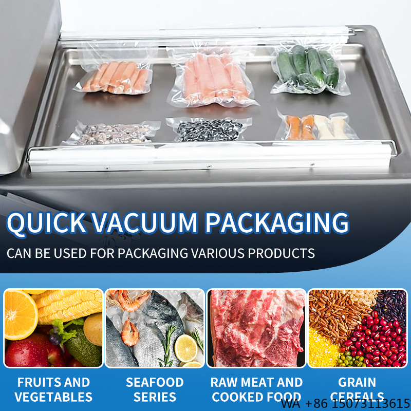 DZ-500 상업용 진공 포장기 이중 챔버, 상품 포장 - Food Vacuum Sealer 리뷰 및 가격