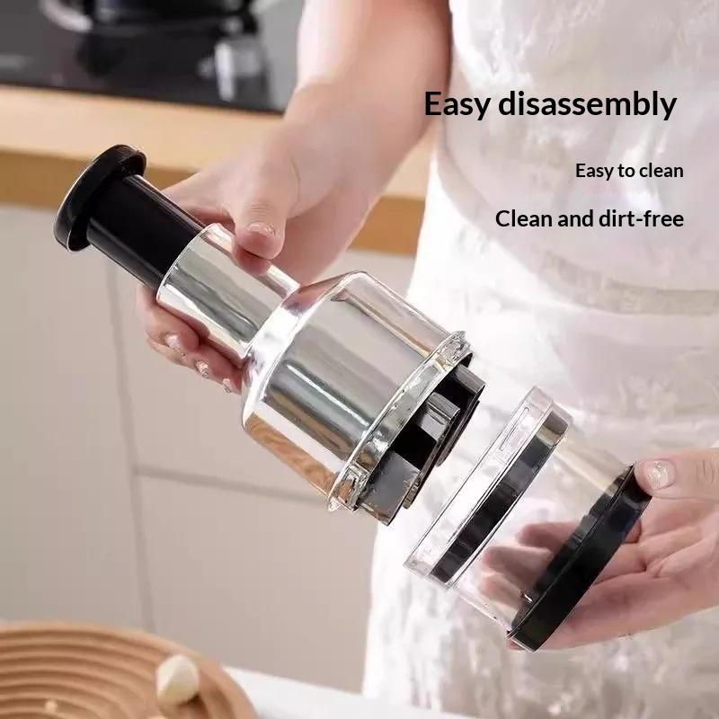 304 스테인리스 스틸 수동 마늘 프레스 분쇄기 다기능 - Manual Garlic Press 리뷰 및 가격