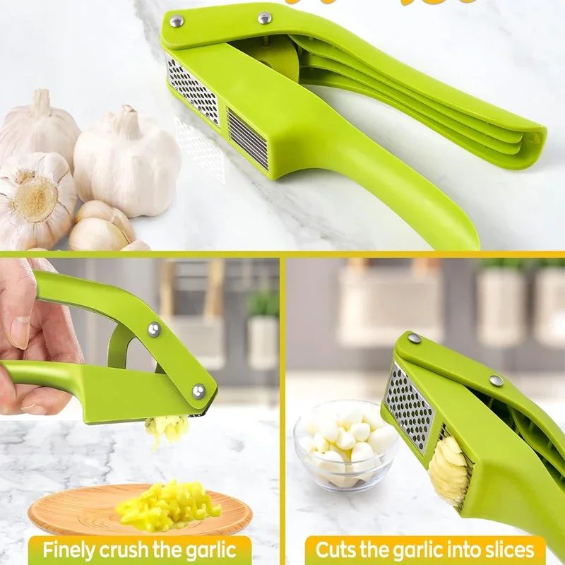 2 in 1 마늘 라이서 및 슬라이서 프레스 마늘 민서 - Kitchen Gadgets Gifts 리뷰 및 가격
