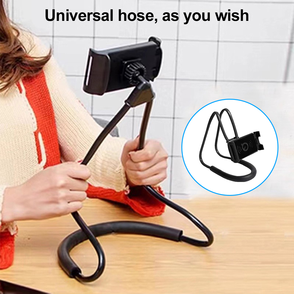 목걸이형 게으른 핸드폰 거치대, 유연한 구즈넥 휴대폰  - Kitchen Gadgets Easy Life 리뷰 및 가격